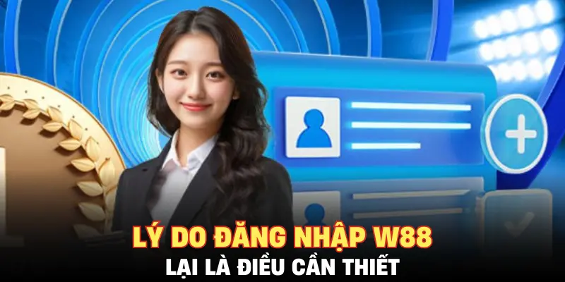 Lý do đăng nhập W88 lại là điều cần thiết