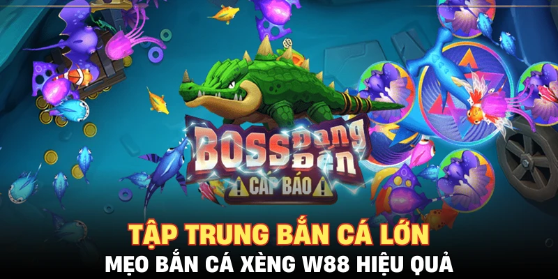 Mẹo chơi bắn cá Xèng hiệu quả - tập trung bắn cá lớn